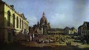 Bernardo Bellotto The New Market Square in Dresden Seen from the Judenhof oil painting picture wholesale